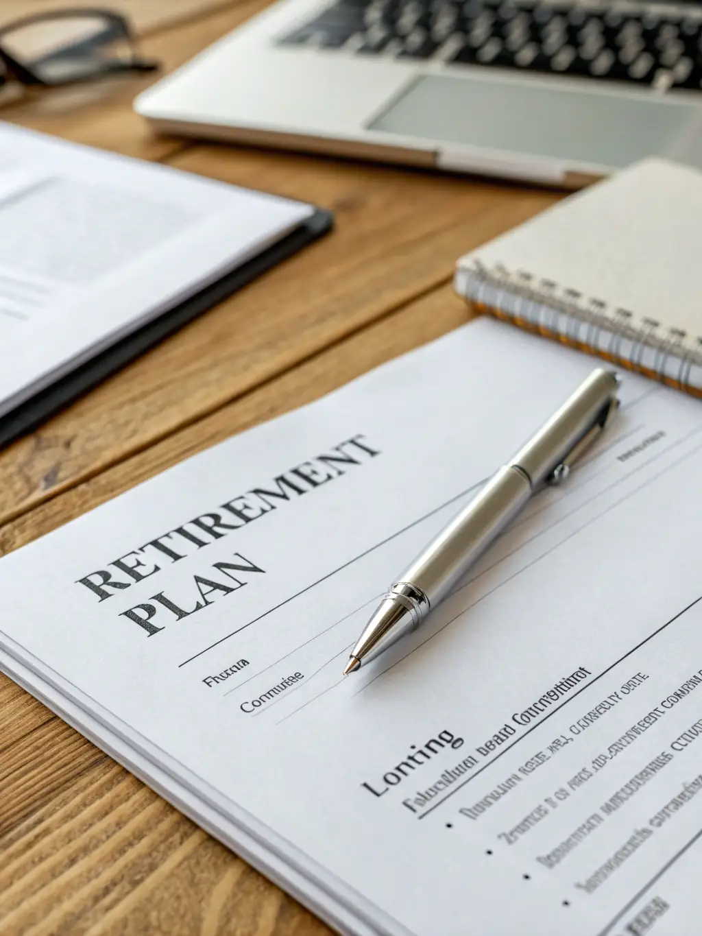 A close-up of a Registered Retirement Savings Plan (RRSP) statement, highlighting the tax benefits and growth potential for retirement savings in Canada.